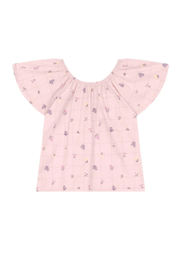 Brandili - Conjunto Infantil Menina Florido Rosa 2