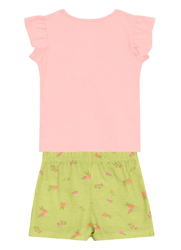 Brandili - Conjunto Infantil Menina Florido Rosa 3