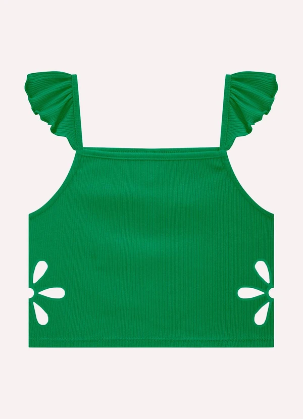 Kyly - Conjunto Infantil Menina Folhagem Verde 2