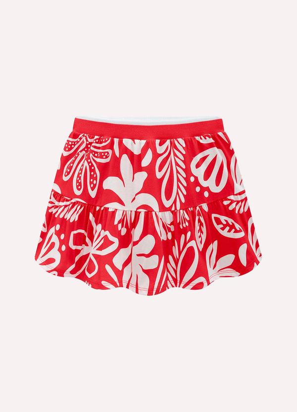 Kyly - Conjunto Infantil Menina Folhagem Vermelho 4