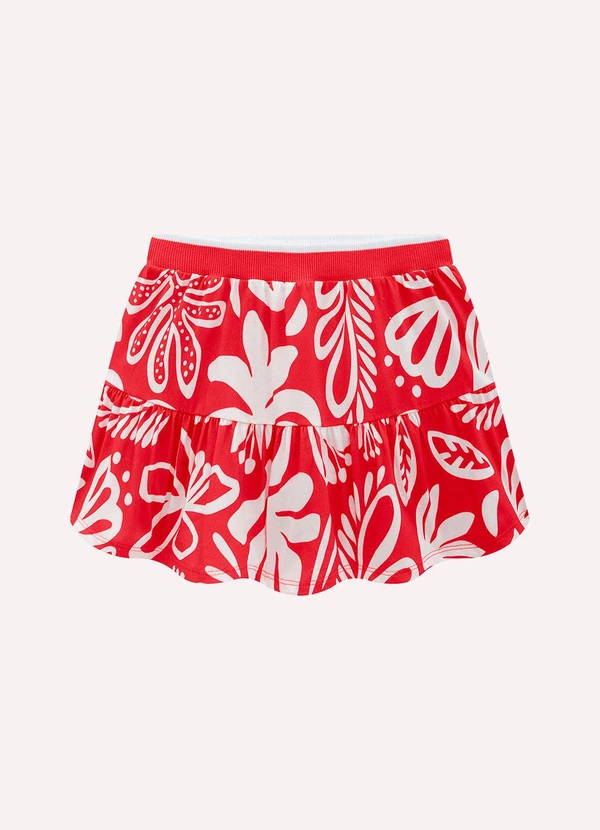 Kyly - Conjunto Infantil Menina Folhagem Vermelho 4