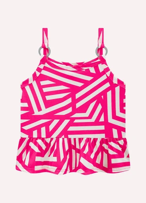 Kyly - Conjunto Infantil Menina Formas Geométricas Rosa - KYLY
