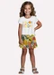 Kyly - Conjunto Infantil Menina Frutas Branco - variação: Branco