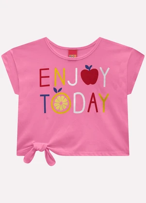 Kyly - Conjunto Infantil Menina Frutas Rosa - KYLY