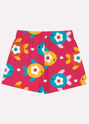 Kyly - Conjunto Infantil Menina Fundo do Mar Branco - KYLY