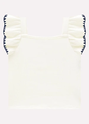 Milon - Conjunto Infantil Menina Laços Branco - MILON