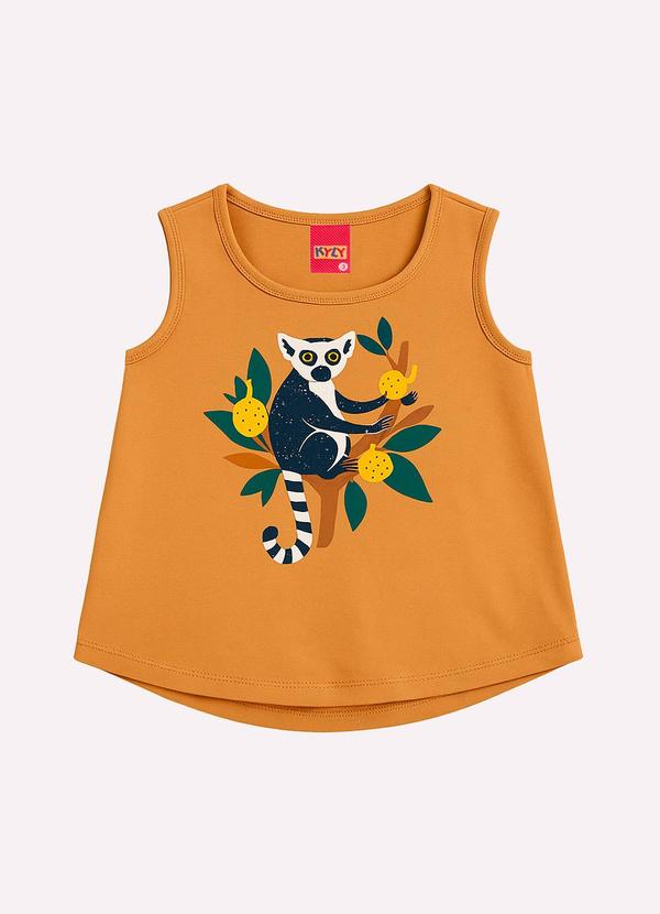 Kyly - Conjunto Infantil Menina Lêmure Marrom 2