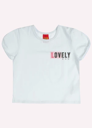 Kyly - Conjunto Infantil Menina Lettering Branco - KYLY