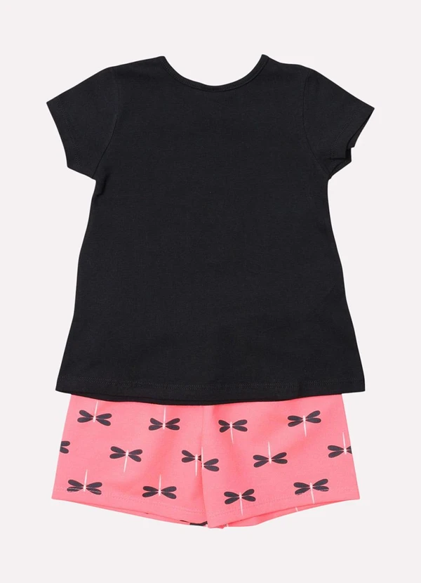 Kyly - Conjunto Infantil Menina Lettering Preto 3