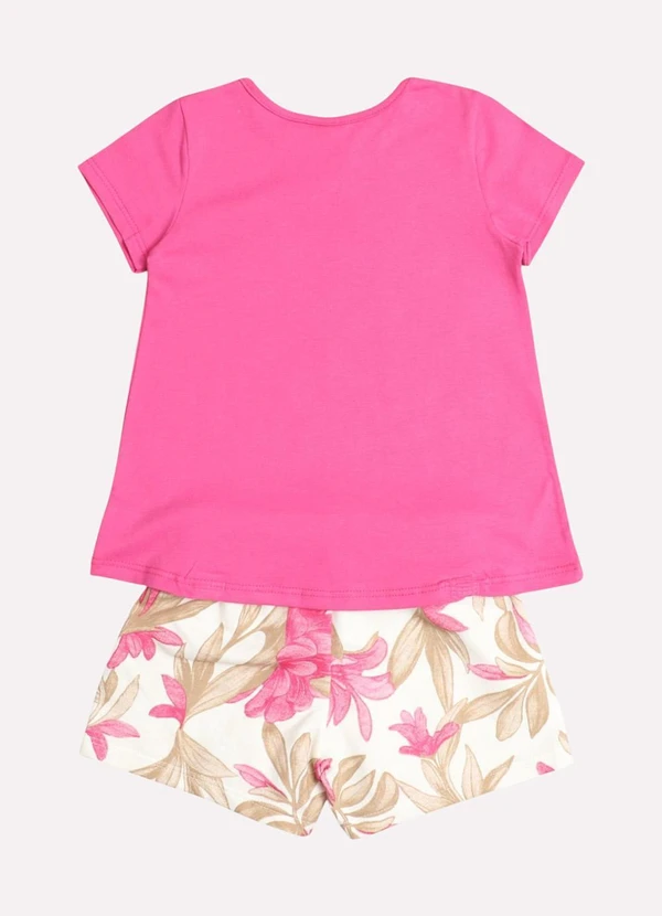 Kyly - Conjunto Infantil Menina Lettering Rosa 3