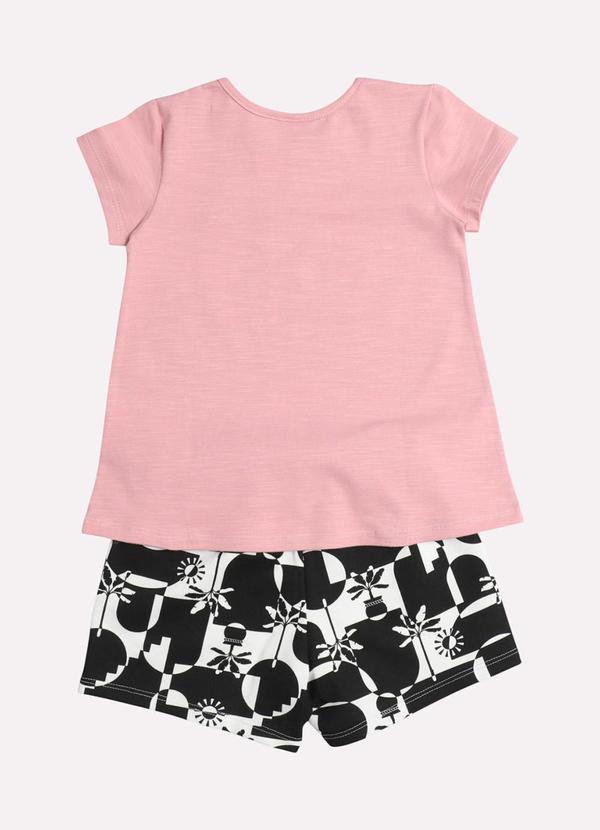 Kyly - Conjunto Infantil Menina Lettering Rosa 3