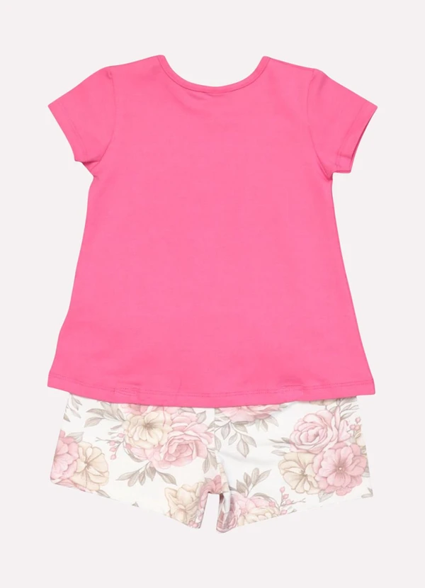Kyly - Conjunto Infantil Menina Lettering Rosa 3
