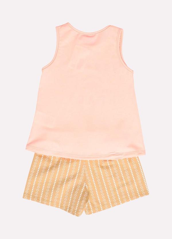 Kyly - Conjunto Infantil Menina Lettering Laranja 3