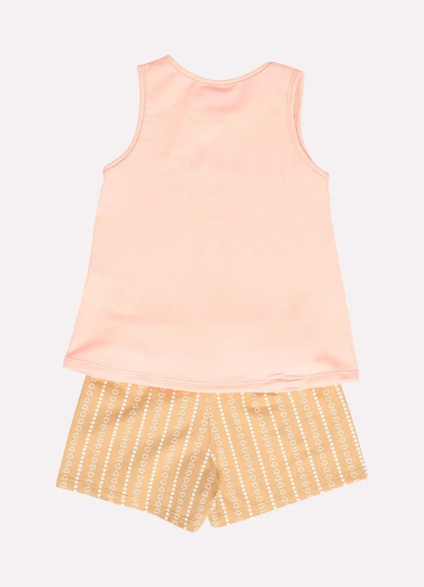 Kyly - Conjunto Infantil Menina Lettering Laranja 3