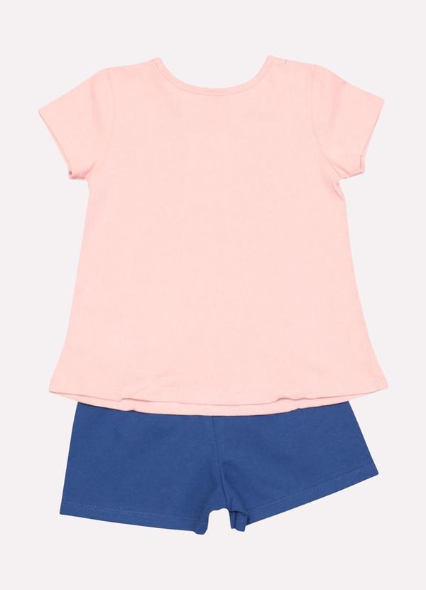 Kyly - Conjunto Infantil Menina Lettering Rosa 1