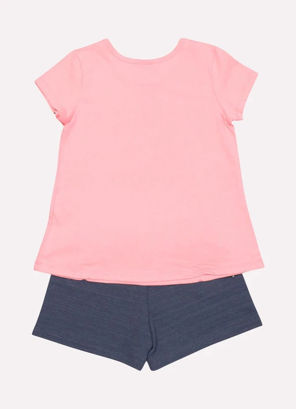 Kyly - Conjunto Infantil Menina Lettering Rosa 3