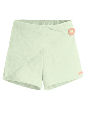Mundi - Conjunto Infantil Menina Malha Bordado Verde - MUNDI