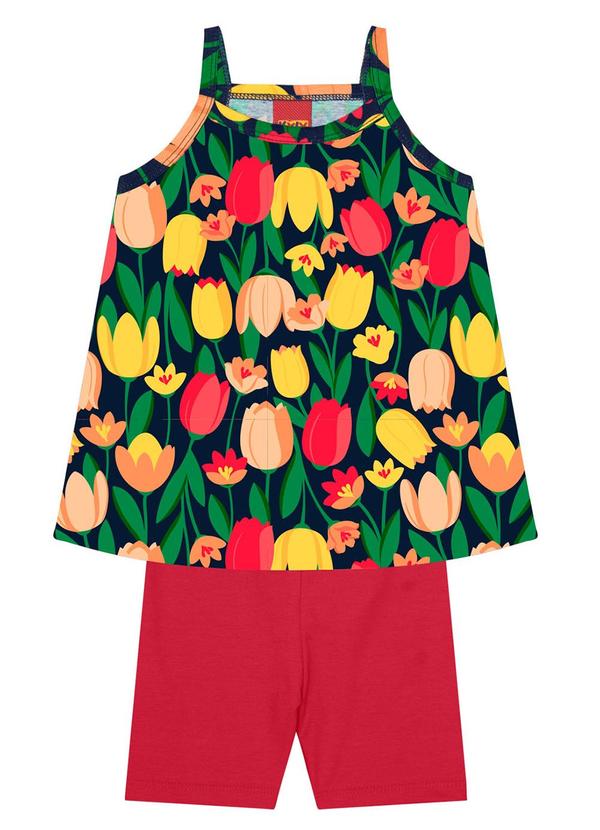 Kyly - Conjunto Infantil Menina Marinho 4