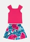 Kyly - Conjunto Infantil Menina Melancia Rosa - variação: Rosa