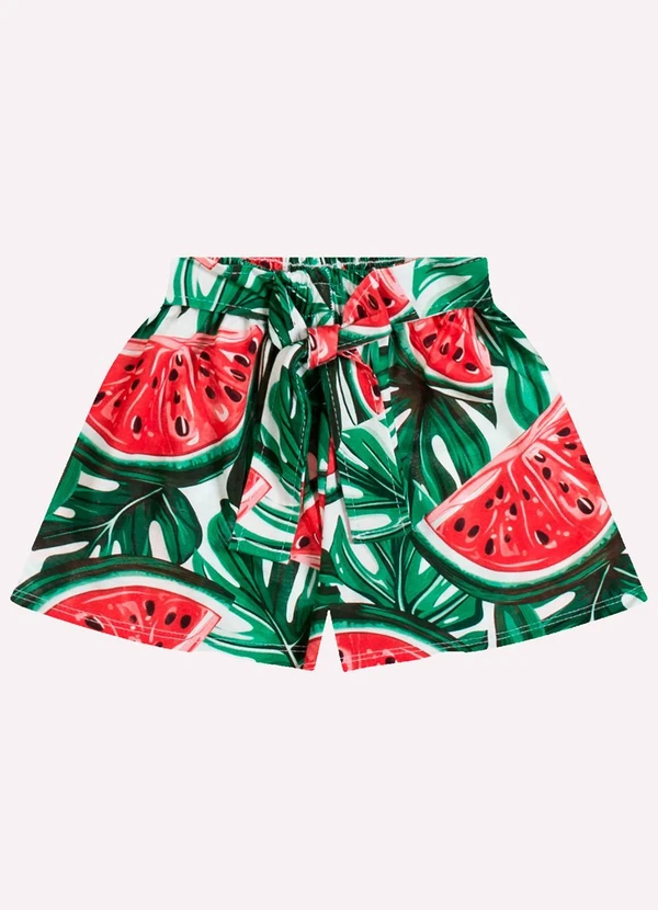 Kyly - Conjunto Infantil Menina Melancia Vermelho 3