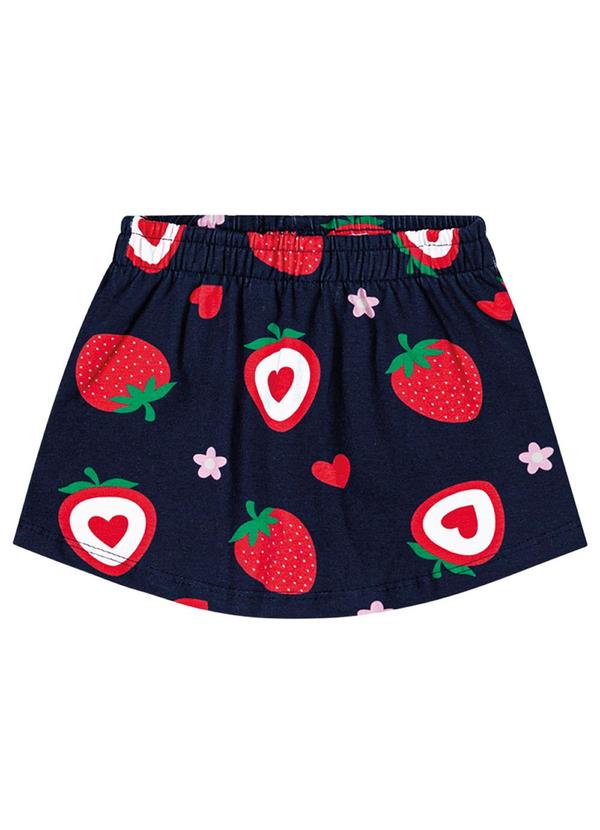 Kyly - Conjunto Infantil Menina Morango Branco 4