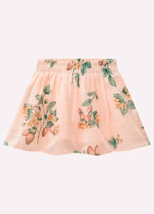 Milon - Conjunto Infantil Menina Morango Off White - MILON