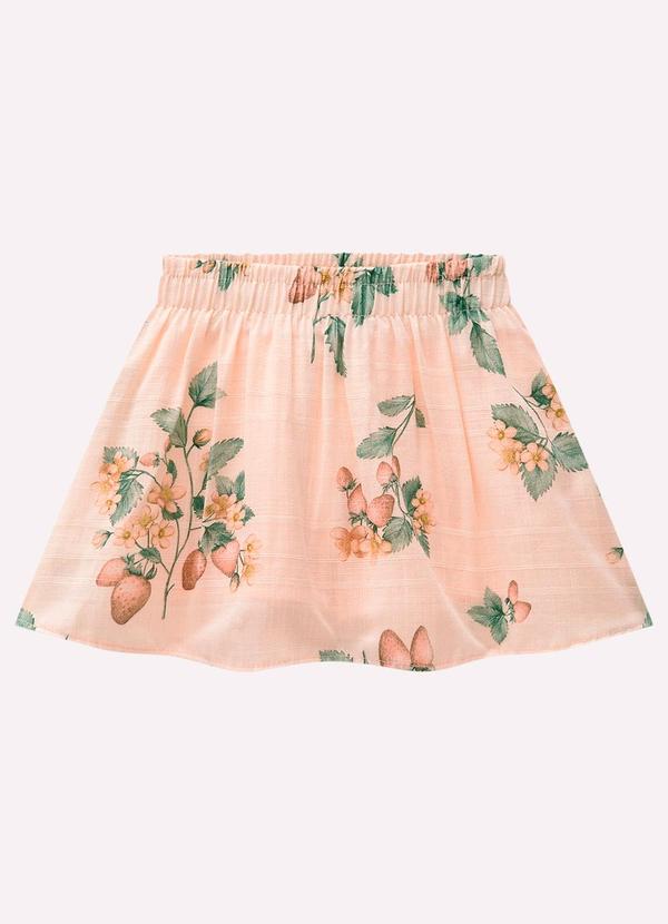 Milon - Conjunto Infantil Menina Morango Off White 2