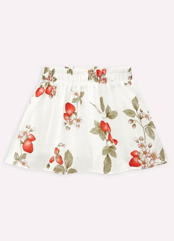 Milon - Conjunto Infantil Menina Morango Vermelho 3