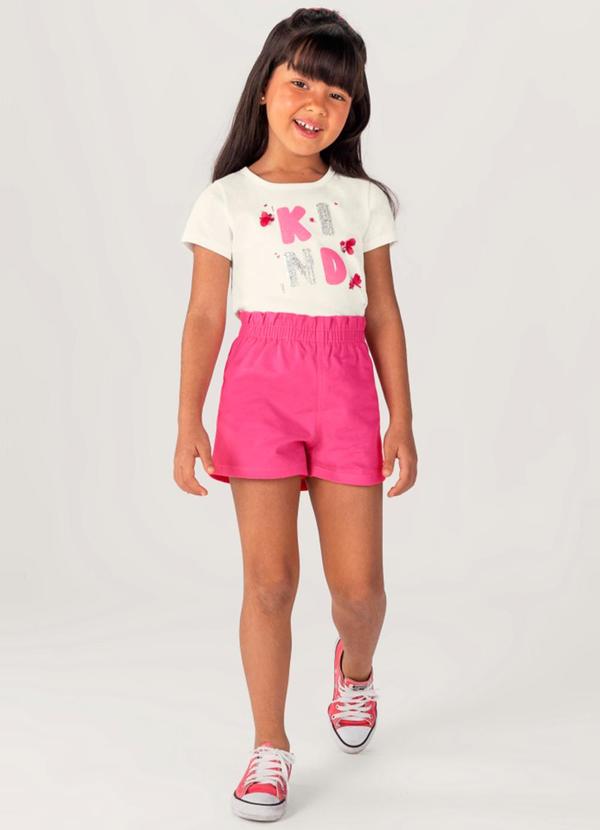 Brandili - Conjunto Infantil Menina Natural
