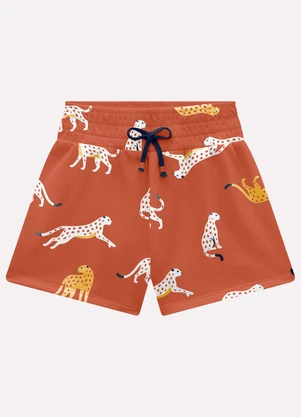 Kyly - Conjunto Infantil Menina Onças Azul - KYLY