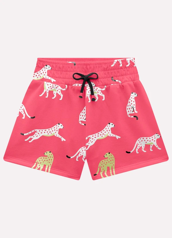 Kyly - Conjunto Infantil Menina Onças Branco