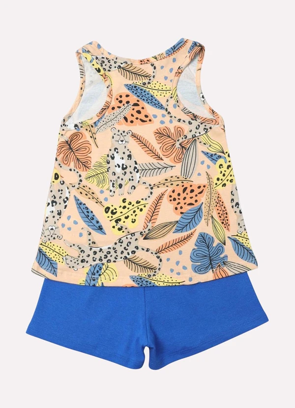 Kyly - Conjunto Infantil Menina Onçinha Laranja 3