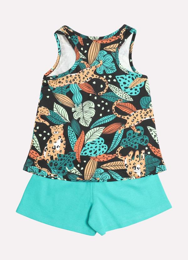 Kyly - Conjunto Infantil Menina Onçinha Preto 3