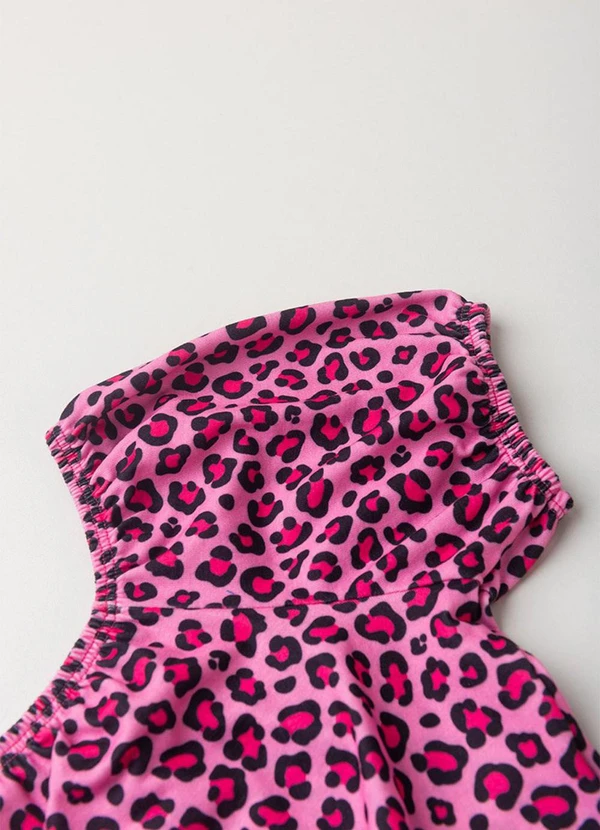 Vida Costeira - Conjunto Infantil Menina Oncinha Rosa 6