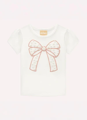 Milon - Conjunto Infantil Menina Pérolas Bege - MILON