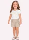 Milon - Conjunto Infantil Menina Pérolas Milon Branco - variação: Branco