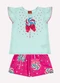 Kyly - Conjunto Infantil Menina Pirulito Rosa - variação: Verde