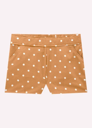 Milon - Conjunto Infantil Menina Póas Off White - MILON