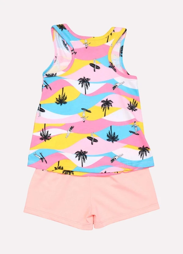 Kyly - Conjunto Infantil Menina Praia Branco 3