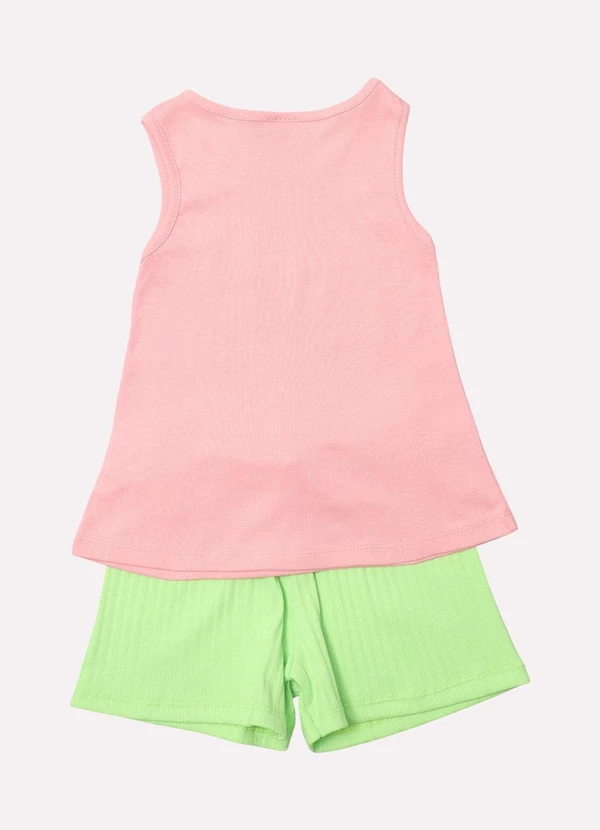 Kyly - Conjunto Infantil Menina Praia Rosa 3