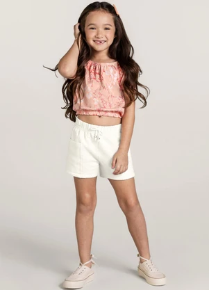 Brandili - Conjunto Infantil Menina Rosa - BRANDILI