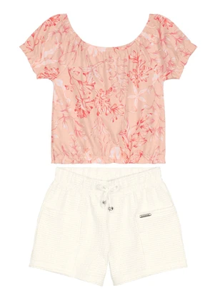Brandili - Conjunto Infantil Menina Rosa - BRANDILI