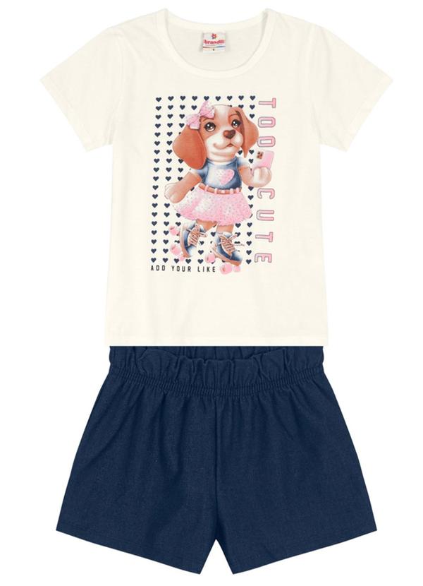 Brandili - Conjunto Infantil Menina Rosa