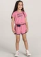 Brandili - Conjunto Infantil Menina Preto - variação: Rosa