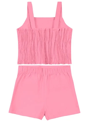 Mundi - Conjunto Infantil Menina Rosa - MUNDI