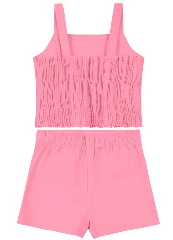 Brandili Mundi - Conjunto Infantil Menina Rosa 2