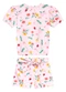 Duduka - Conjunto Infantil Menina Amarelo - variação: Rosa