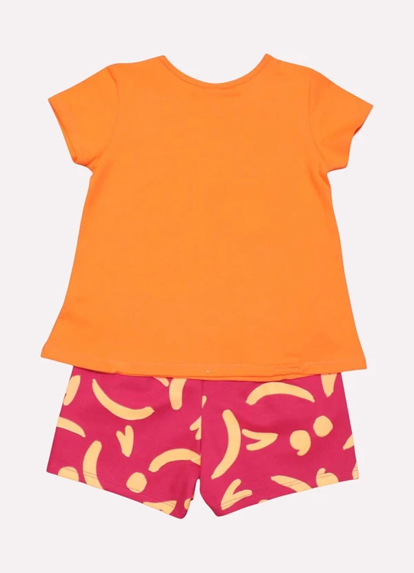Kyly - Conjunto Infantil Menina Smile Laranja 3