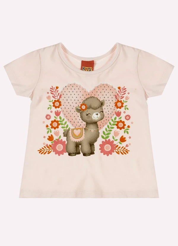 Kyly - Conjunto Infantil Menina Strass Rosa 2