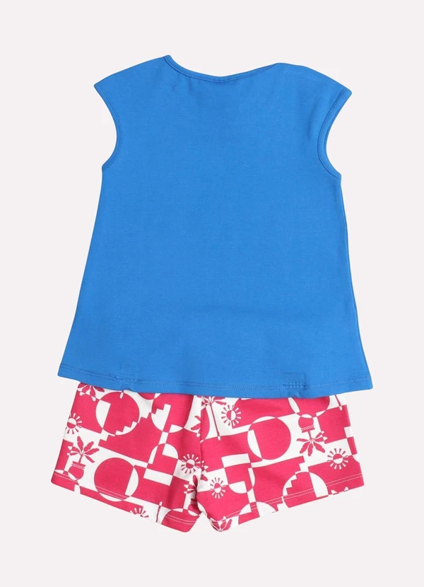 Kyly - Conjunto Infantil Menina Tropical Azul 3